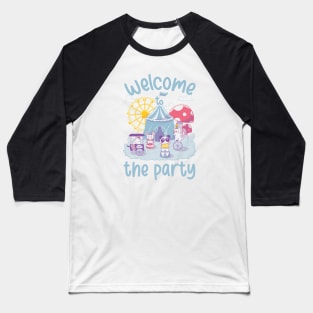 Traveling Circus Kawaii Animals by Tobe Fonseca Baseball T-Shirt